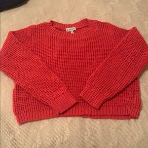 Cropped fleece long sleeve